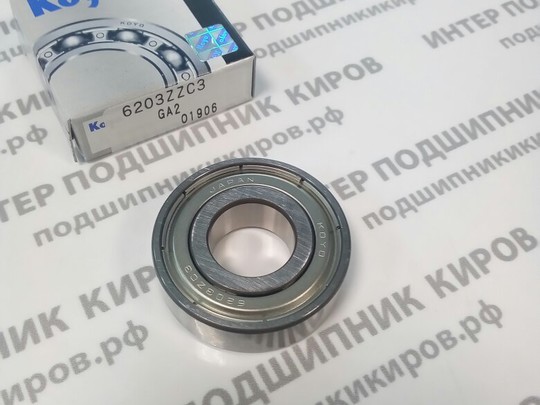 6203-ZZ (80203) KOYO Подшипник шариковый (17*40*12)